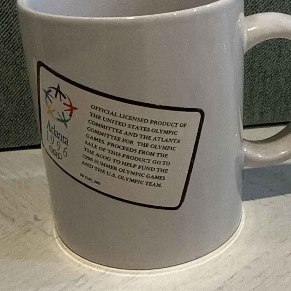 Vintage Rare 1996‎ Summer Olympics Atlanta Coffee Mug Cup new with tags